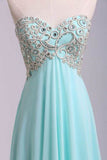 Prom Dresses A Line Sweetheart Floor Length Chiffon