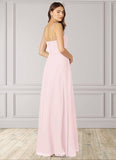 Olive A-Line Sweetheart Neckline Chiffon Floor-Length Dress SJSP0019698