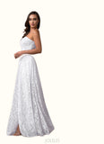 Kendra A-Line Lace Floor-Length Dress SJSP0020093