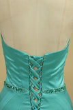 New Arrival Sweetheart Prom Dresses Mermaid Beaded Waistband Satin