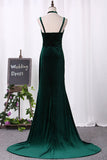 Evening Dresses Spandex Scoop Mermaid Sweep Train