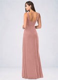 Liliana A-Line Velvet Floor-Length Dress SJSP0019788