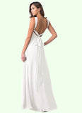 Teresa A-Line Sweetheart Neckline Chiffon Floor-Length Dress SJSP0019706