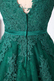 New Arrival Homecoming Dresses With Sash A Line Scoop Tulle & Appliques