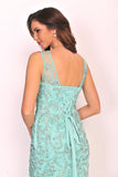 New Arrival V Neck Tulle With Applique And Beads Mermaid Prom Dresses