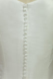 Wedding Dresses A-Line Spaghetti Straps Court Train Organza With Removable Sash Zipper Back Plus Size