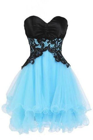 Sweetheart Bridesmaid Short Prom Homecoming Party Dresses For Juniors JS216