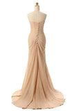 Sweetheart Mermaid Long Evening Dress Formal Prom Gowns Prom Dresses JS768