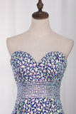 Prom Dresses A Line Sweetheart Chiffon With Beading