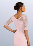 Journey A-Line Lace Chiffon Floor-Length Dress SJSP0019831