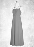 Millicent A-Line Sweetheart Neckline Chiffon Floor-Length Junior Bridesmaid Dress SJSP0020006