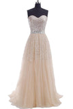 Hi Girls Exquisite Sweetheart Tulle Long Prom Dresses