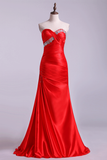 Prom Dresses Trumpet Sleeveless Sweetheart With Beading/Sequins