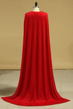 Pregnant Scoop Sheath Spandex Evening Dresses Sweep Train