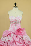 Sweetheart Ball Gown Quinceanera Dresses Pick Up Layered Skirt