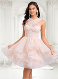 Kaiya Ball-Gown/Princess Sweetheart Short Tulle Homecoming Dress JLP0025667