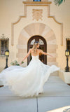 Strapless Sweetheart Wedding Dresses Beautiful Tulle Beach Bridal Dresses