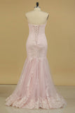 Sweetheart Evening Dresses Mermaid/Trumpet With Applique And Beads