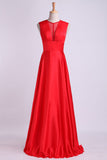 Beautiful V-Neck Prom Dresses A-Line Chiffon Floor-Length