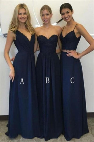 bridesmaid dresses cheap blue