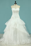 Wedding Dresses Mermaid Sweetheart Tulle With Applique