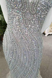 Bling Bling Mermaid Prom Dresses Zipper Up Off The Shoulder With Beadings And Rhinestones