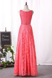 A Line Chiffon Prom Dresses With Applique