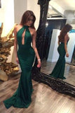 Long high neck mermaid sexy prom dresses backless prom dresses dresses for prom PD190468