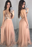 Sexy Charming Long Prom Dress Sleeveless Prom Dress Long Evening Dress Prom Dresses JS755