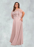 Delilah A-Line Sequins Chiffon Floor-Length Dress SJSP0019873