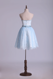 Sweetheart Lace Homecoming Dress Short/Mini With Beading