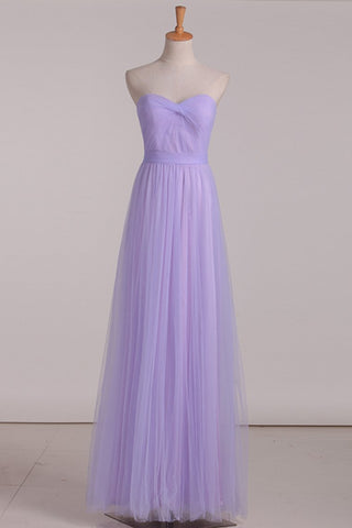 Chiffon With Ruffles Bridesmaid Dresses Sweetheart Floor Length A Line