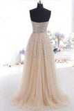 Hi Girls Exquisite Sweetheart Tulle Long Prom Dresses