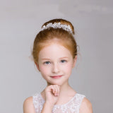 Simulated Pearl Headband Girls Headdress Hair Ornaments Wedding Party Graduation Headpiece