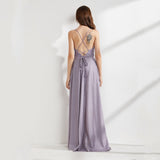 Long A Line Modern Prom Dress Sexy Backless Fashion Party Dress