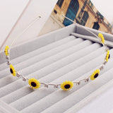 Cute Romantic Daisy Acrylic Flowers Hair Accessories Headpieces