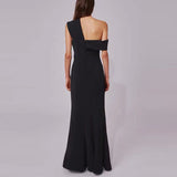 Sexy One Shoulder Casual High Quality Beautiful Prom Dresses Evening Dresses