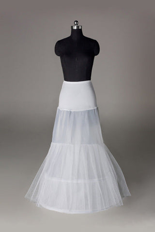 Women Nylon/Tulle Netting Floor Length 2 Tiers Petticoats JS0014