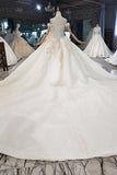 New Arrival Long Off The Shoulder Ball Gown Lace Wedding Dresses