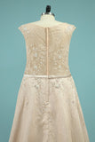 Asymmetrical Scoop Prom Dresses A Line Lace With Beads And Sash