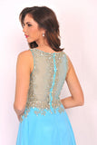 Prom Dresses Scoop Chiffon With Beading A Line Zipper Up