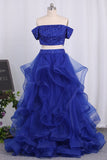 New Arrival A Line Prom Dresses Tulle With Beaded Bodice