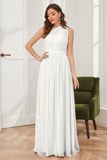 One Shoulder Chiffon Bridesmaid Dresses