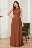 One Shoulder Chiffon Bridesmaid Dresses