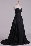 Ball Gown Prom Dresses Sweetheart Sweep/Brush Taffeta Zipper Back