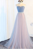 Simple Wedding Dresses A-Line Sweetheart Floor-Length Tulle