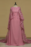 New Arrival Scoop Prom Dresses Sheath Long Sleeves Satin