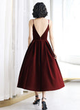 A Line V Neck Homecoming Dresses Timeless Prom Dresses