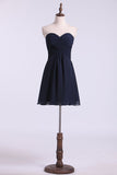 New Arrival Sweetheart Homecoming Dress Ruffled Short/Mini