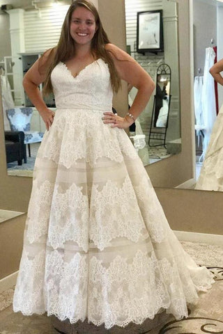 beach wedding dresses plus size